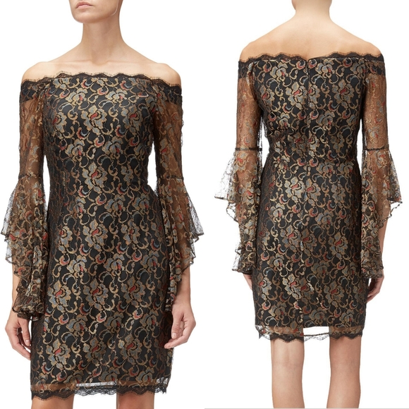 Adrianna Papell Dresses & Skirts - NWOT Adrianna Papell Lace Off-Shoulder Dress
